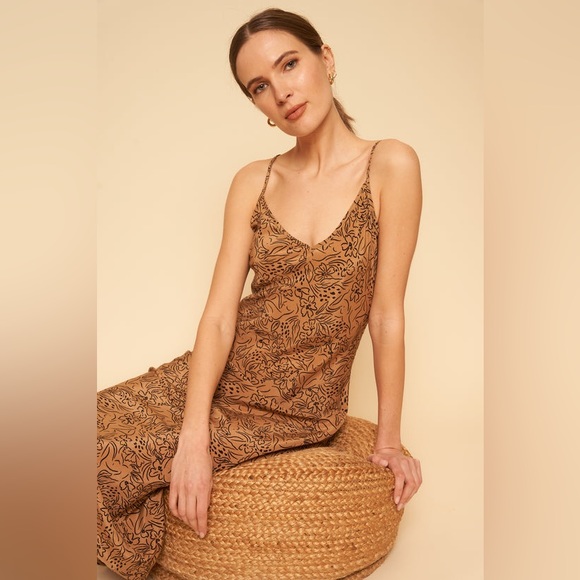 Whimsy and Row Freya Slip Dress in Lady Print, size L - Picture 5 of 9